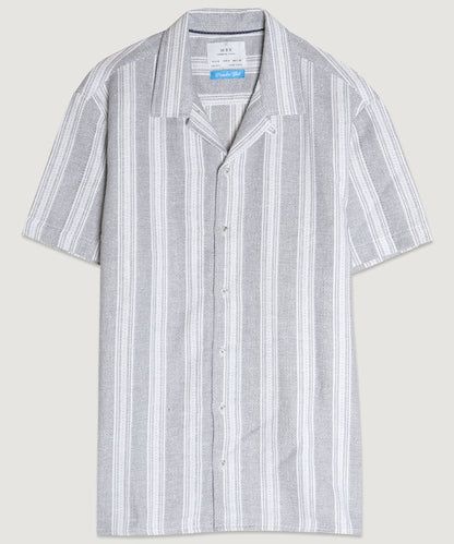 Men's Textured Stripe Shirt