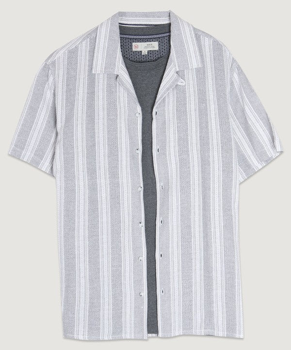 Men's Textured Stripe Shirt