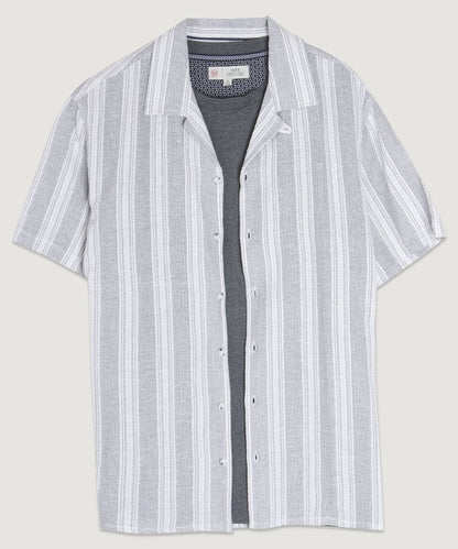 Men's Textured Stripe Shirt