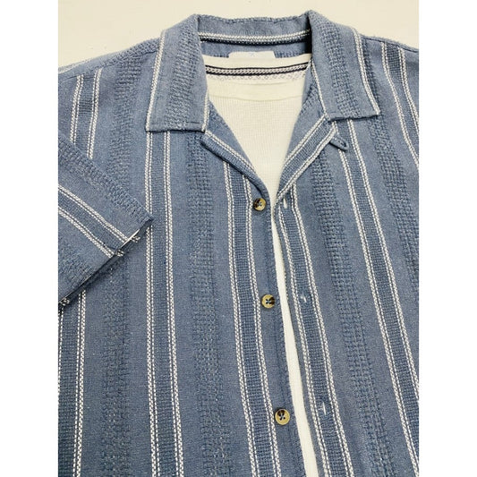 Men's Textured Stripe Shirt