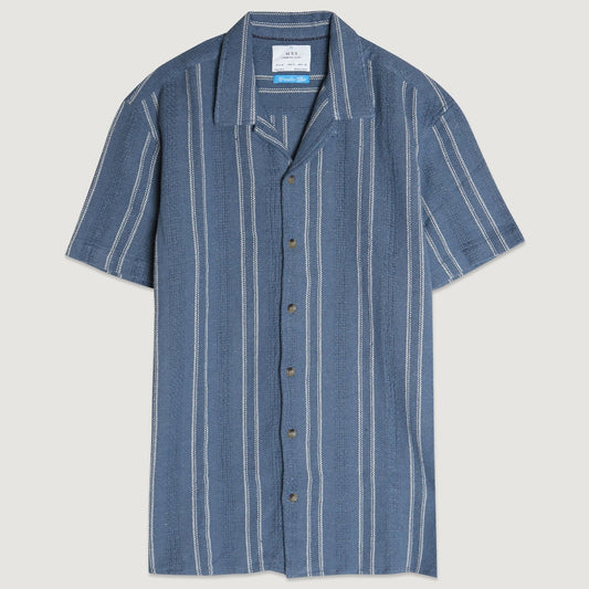 Men's Textured Stripe Shirt