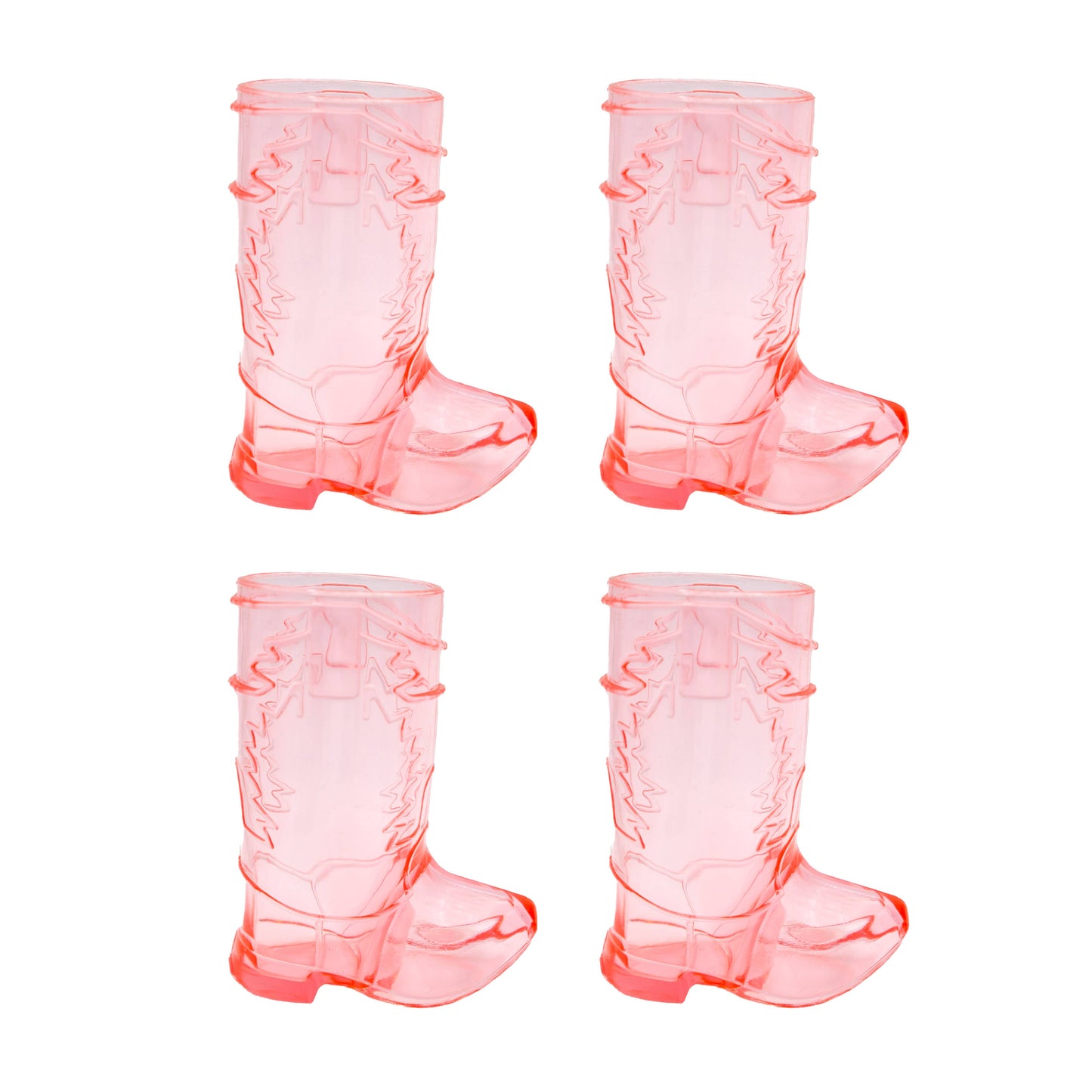 Western Pink Boot Shot Glasses - The Feral Market