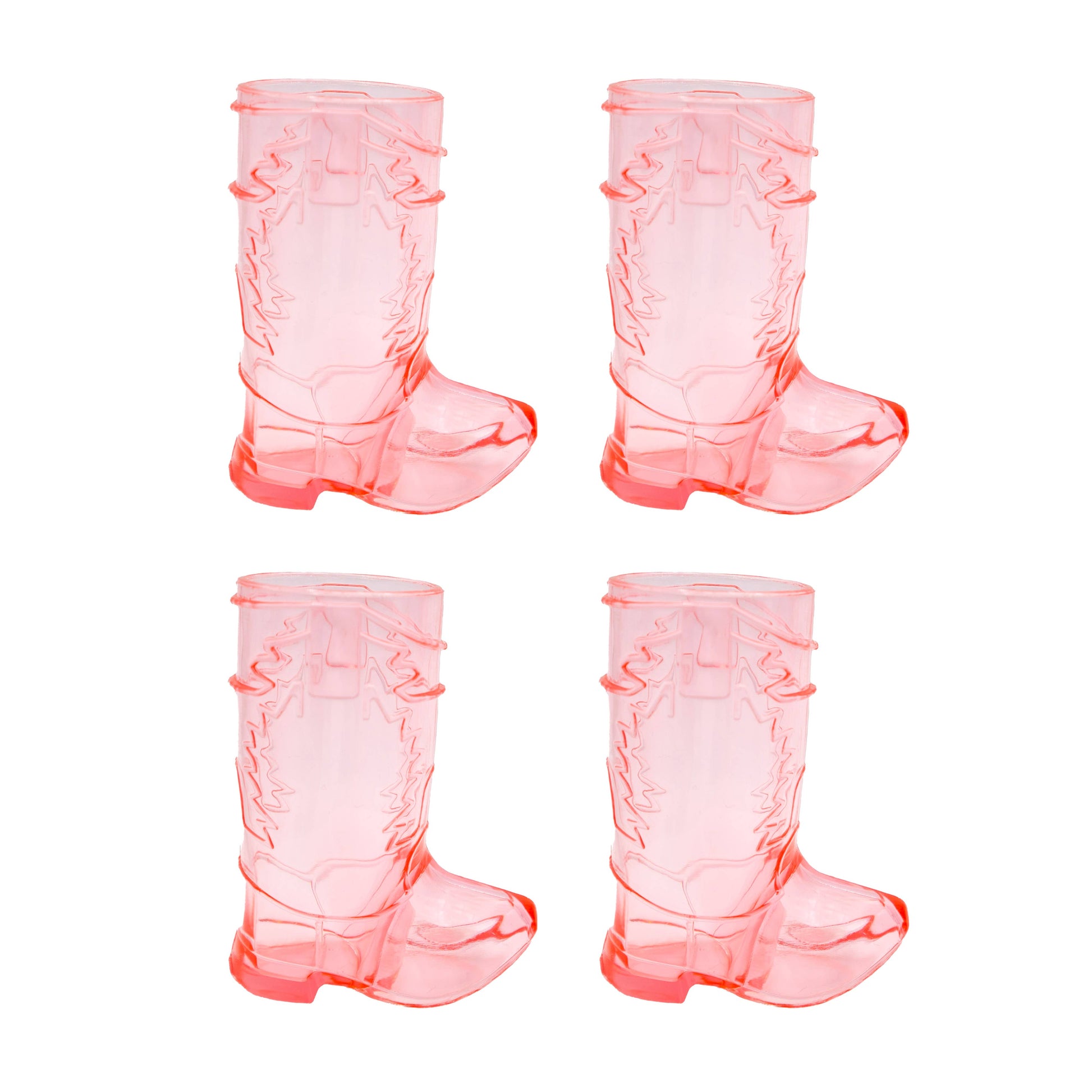 Western Pink Boot Shot Glasses - The Feral Market