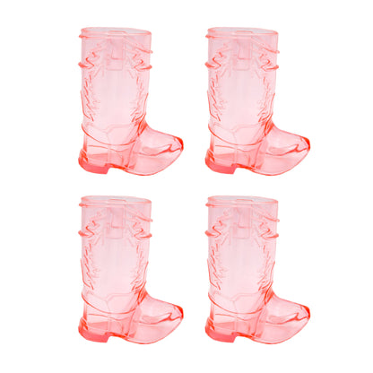 Western Pink Boot Shot Glasses - The Feral Market