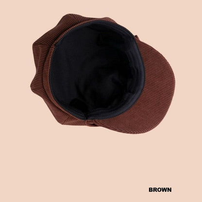 Corduroy Cabbie Hat Fitted