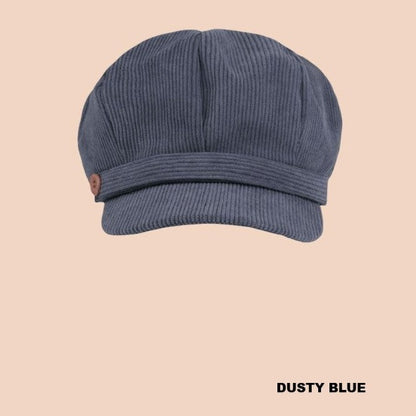 Corduroy Cabbie Hat Fitted