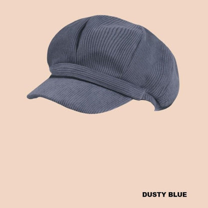 Corduroy Cabbie Hat Fitted