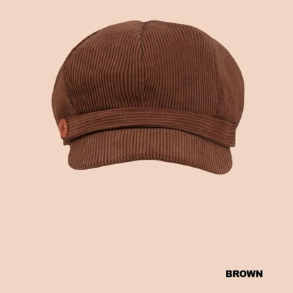 Corduroy Cabbie Hat Fitted