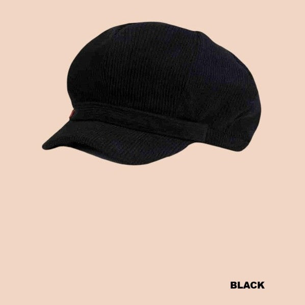 Corduroy Cabbie Hat Fitted