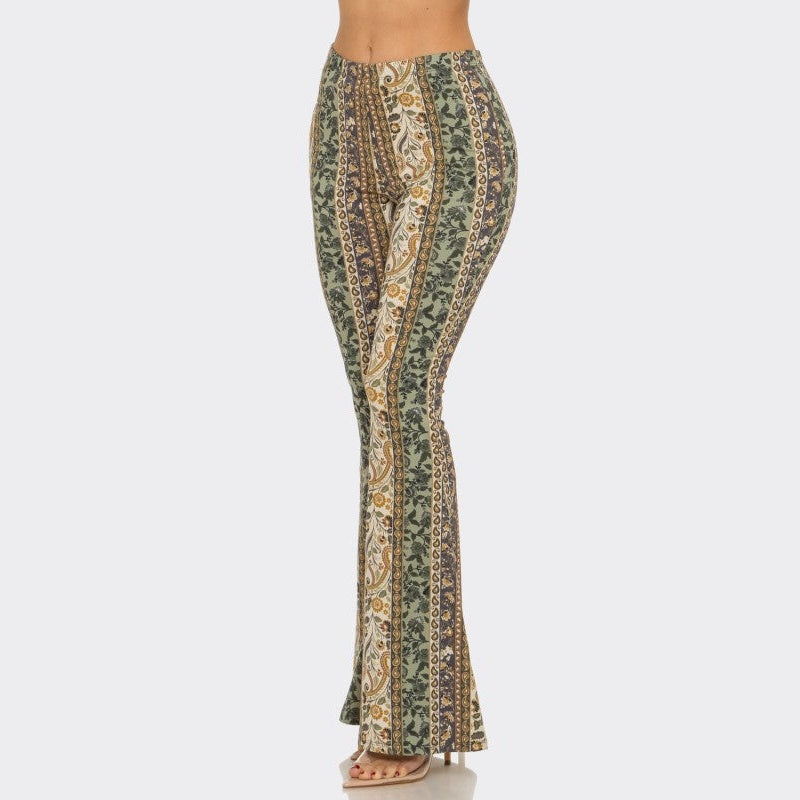 Forest Fae Floral Flare Pants - The Feral Market