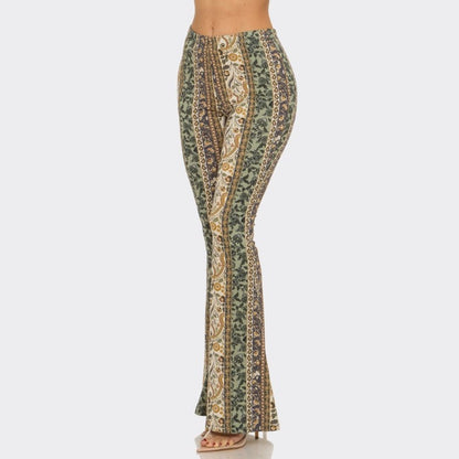 Forest Fae Floral Flare Pants - The Feral Market