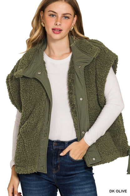 Oversized Faux Fur Vest