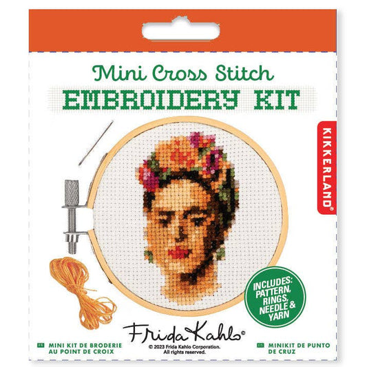 Frida Mini Cross Stitch Embroidery