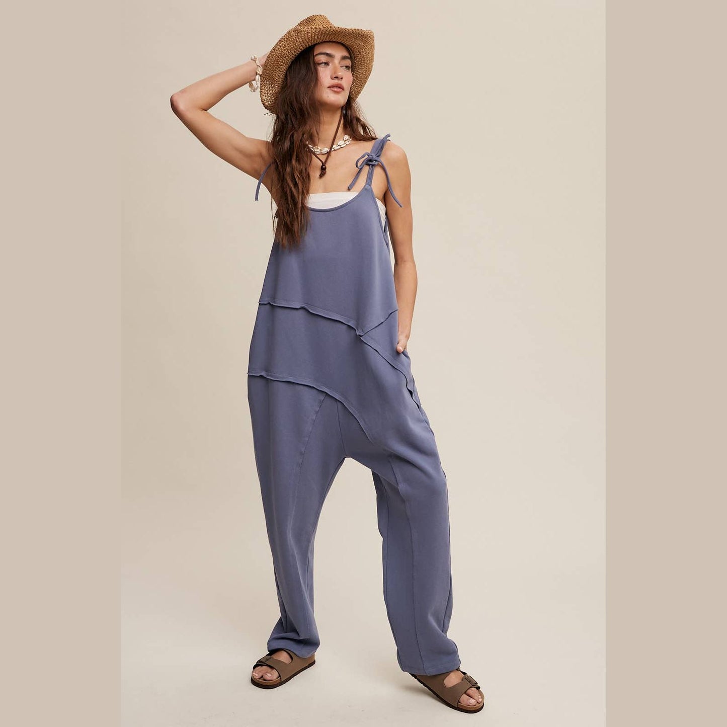 Asymmetrical Layered Jumpsuit