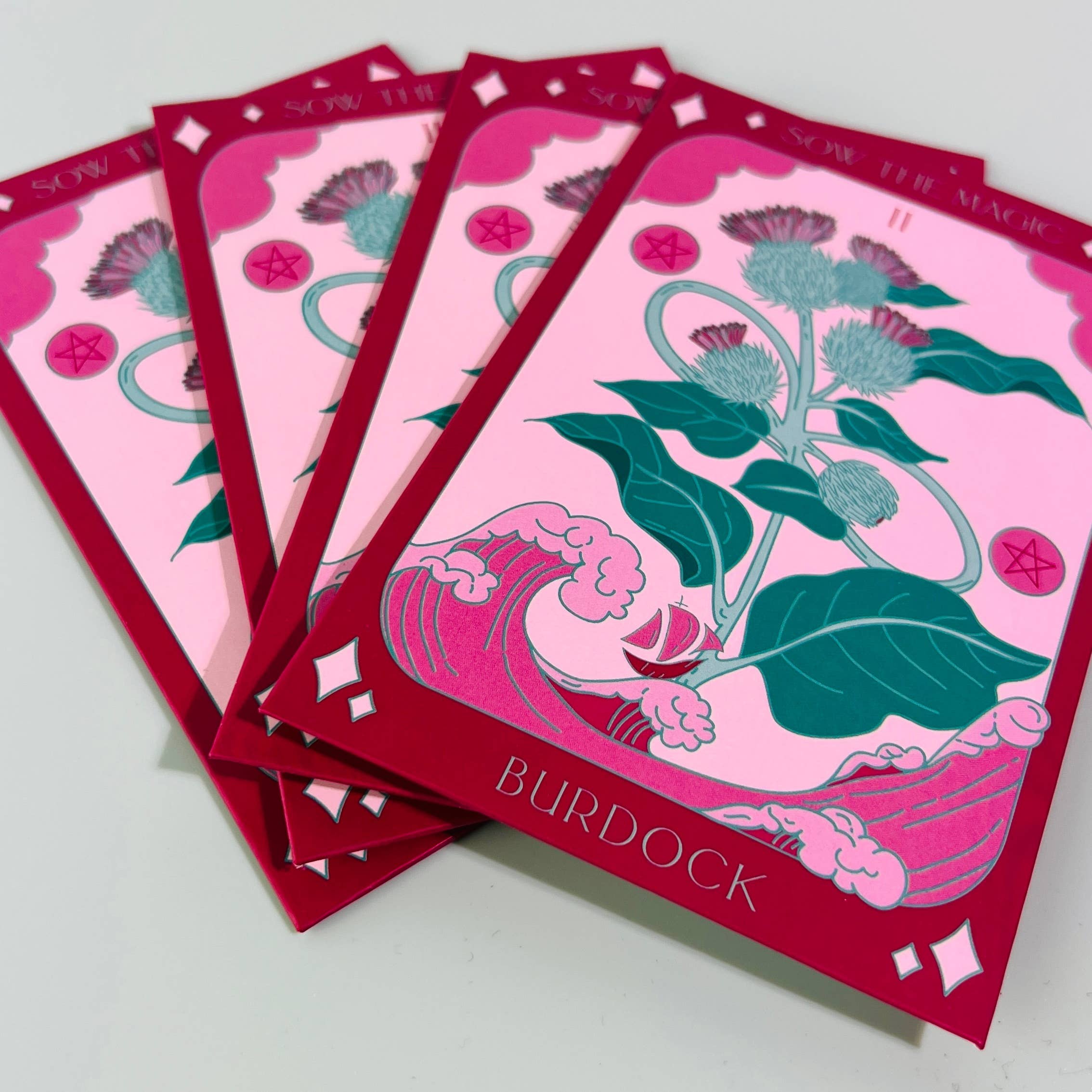 The Feral Market Burdock Tarot Garden Seed Packet - Thumbnail 5