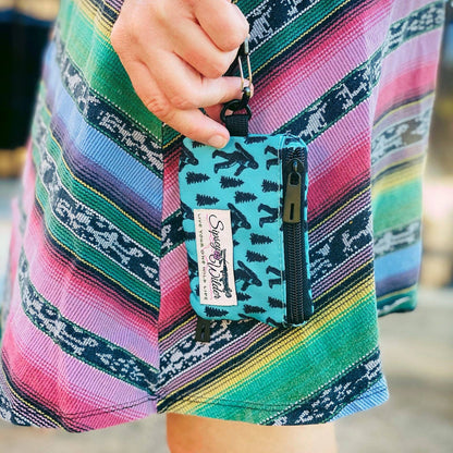 Cow Print Clip Wallet - The Feral Market