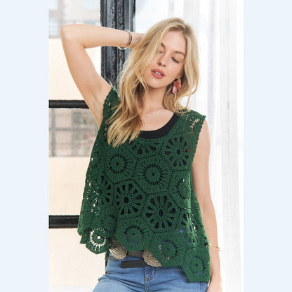Casual Crochet Tank Top