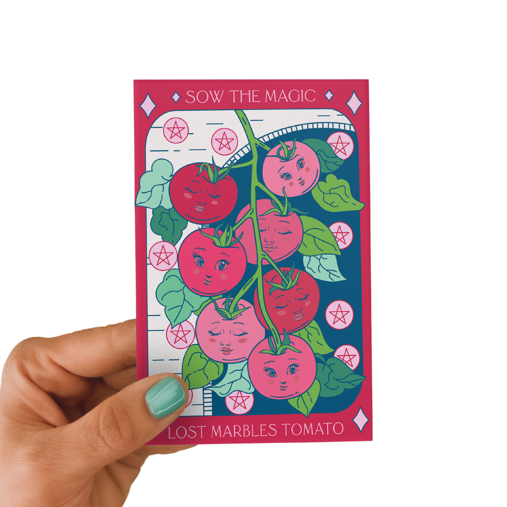 Lost Marbles Tomato Tarot Garden + Gift Seed Pacaket - Thumbnail 2