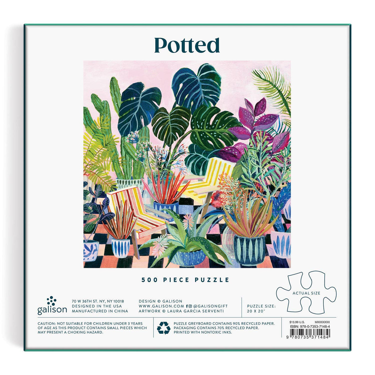 Potted 500 Piece Puzzle - The Feral Market