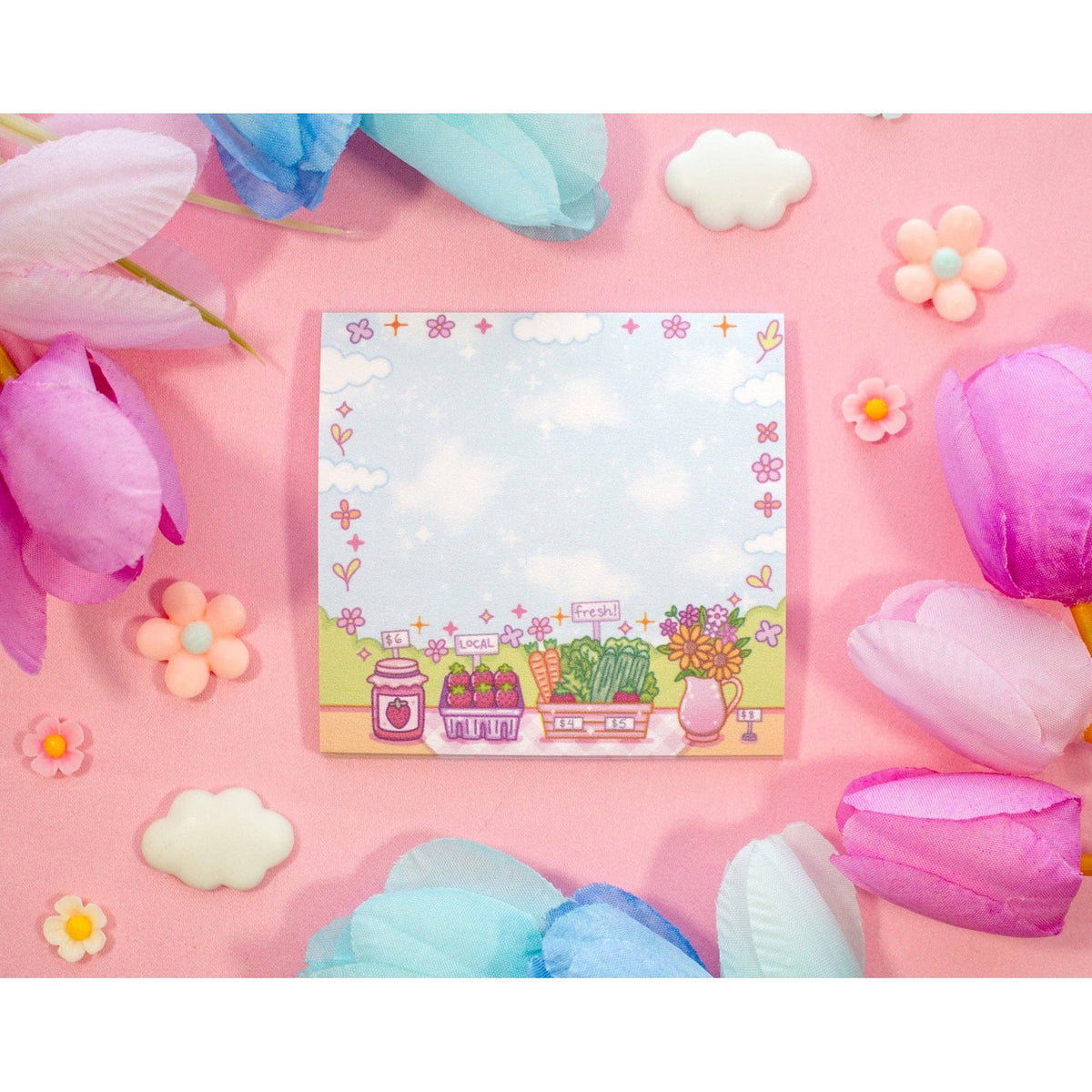 Farmers' Market Sticky Notes - The Feral Market