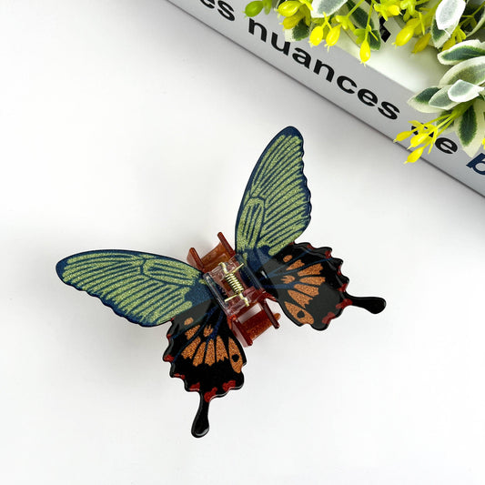 Glitter Butterfly Hair Clip, Animal Hair Claw Set - The Feral Market