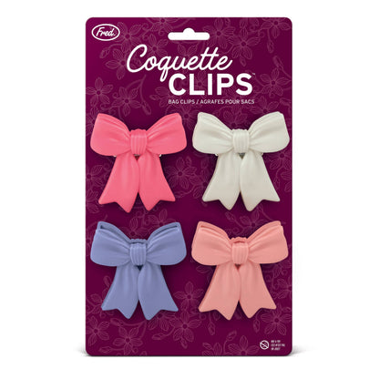 COQUETTE CLIPS -  Bow Bag Clips - Set of 4 - The Feral Market