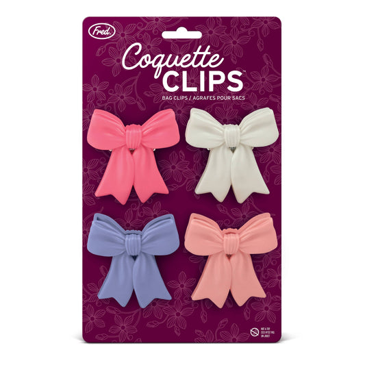 COQUETTE CLIPS -  Bow Bag Clips - Set of 4 - The Feral Market