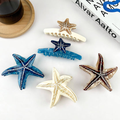 Starfish Hair Clip, Acetate Claw Clip