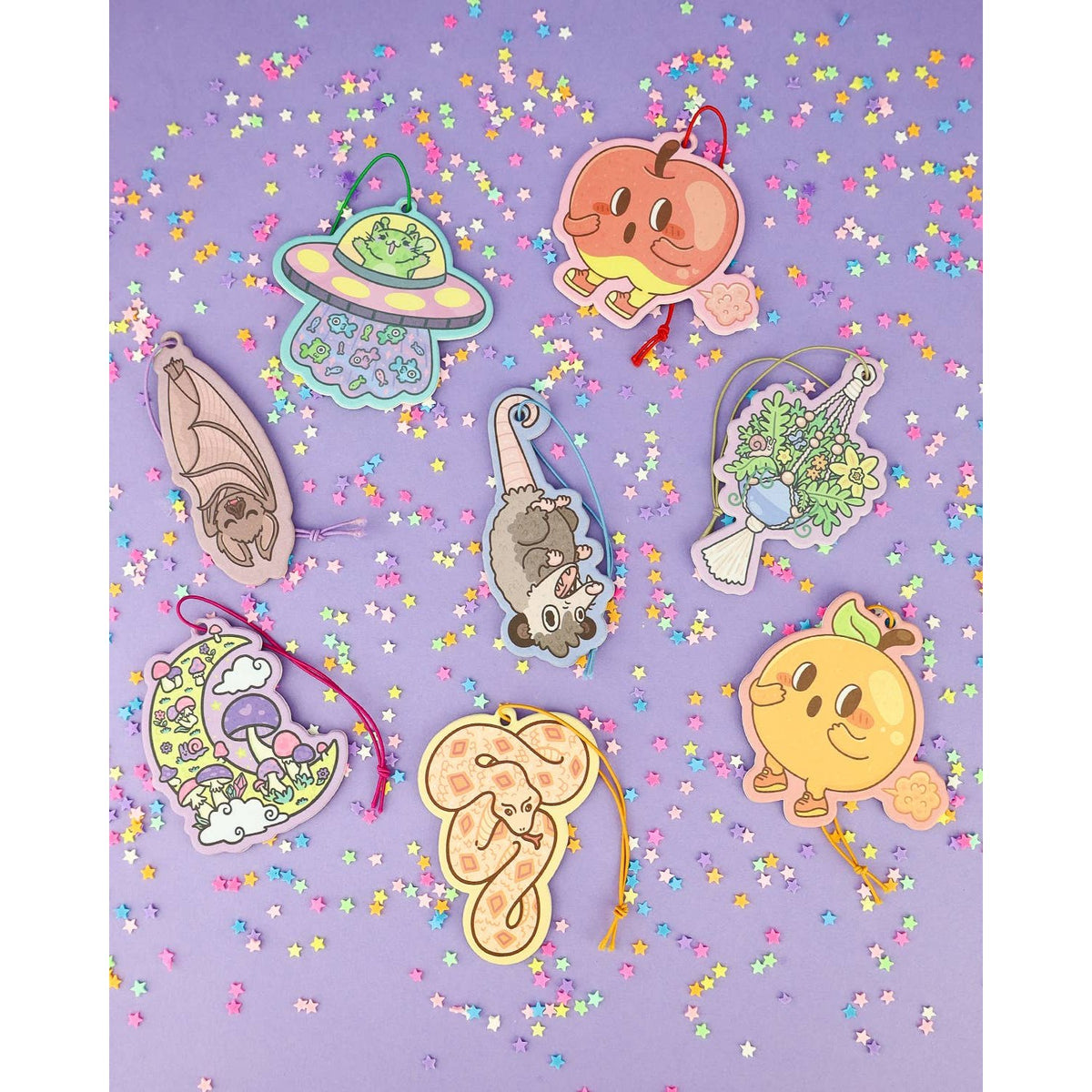 UFO Kitty, Cats, Alien, Car Decor, Cute, Air Freshener