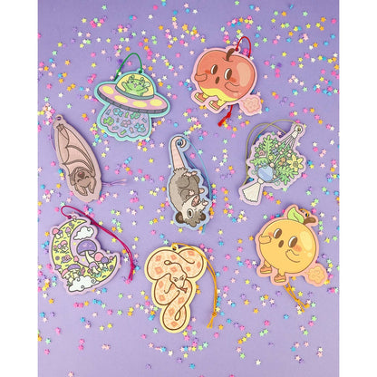 UFO Kitty, Cats, Alien, Car Decor, Cute, Air Freshener