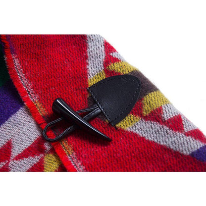 Aztec Print Hooded Wrap