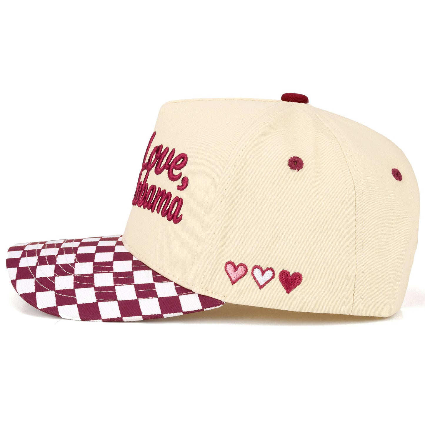 C.C WITH LOVE FROM 'State' Letter on Two Tone Trucker Hat