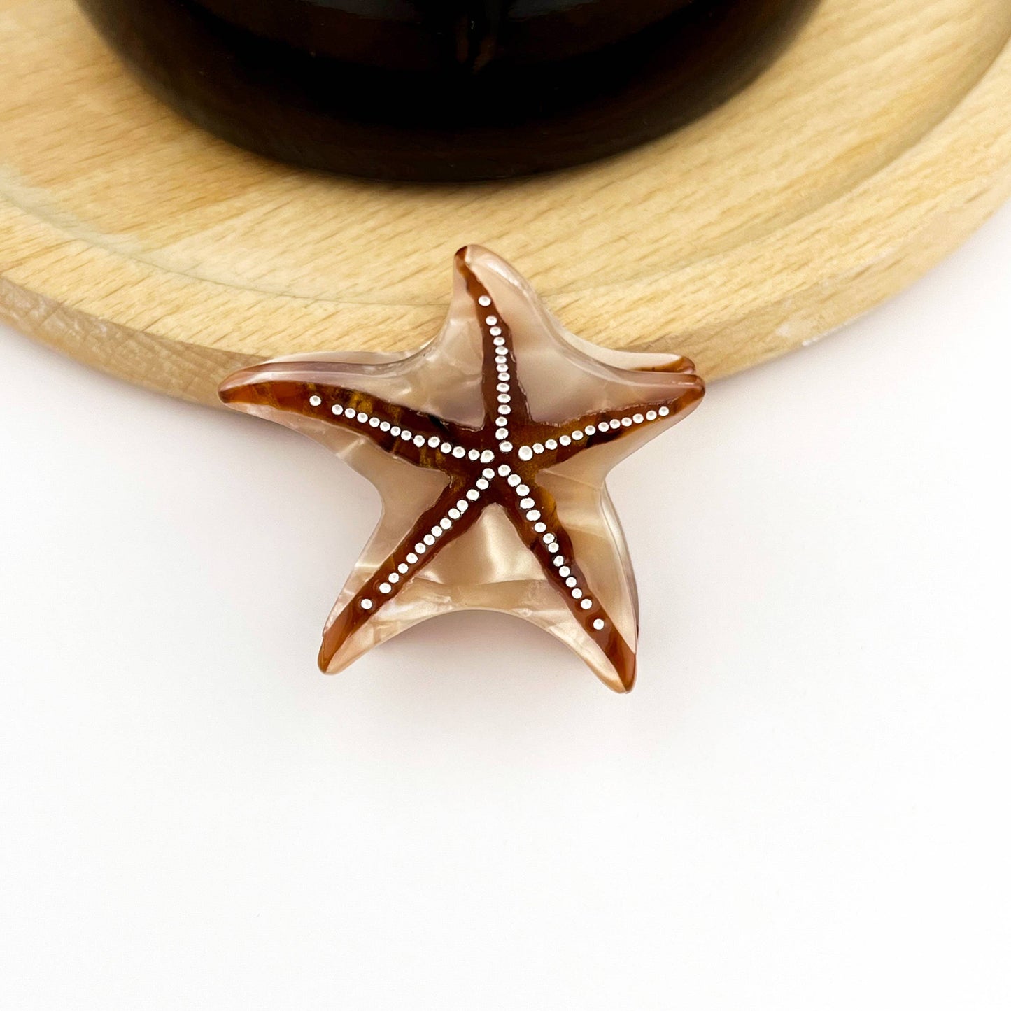 Starfish Hair Clip, Acetate Claw Clip