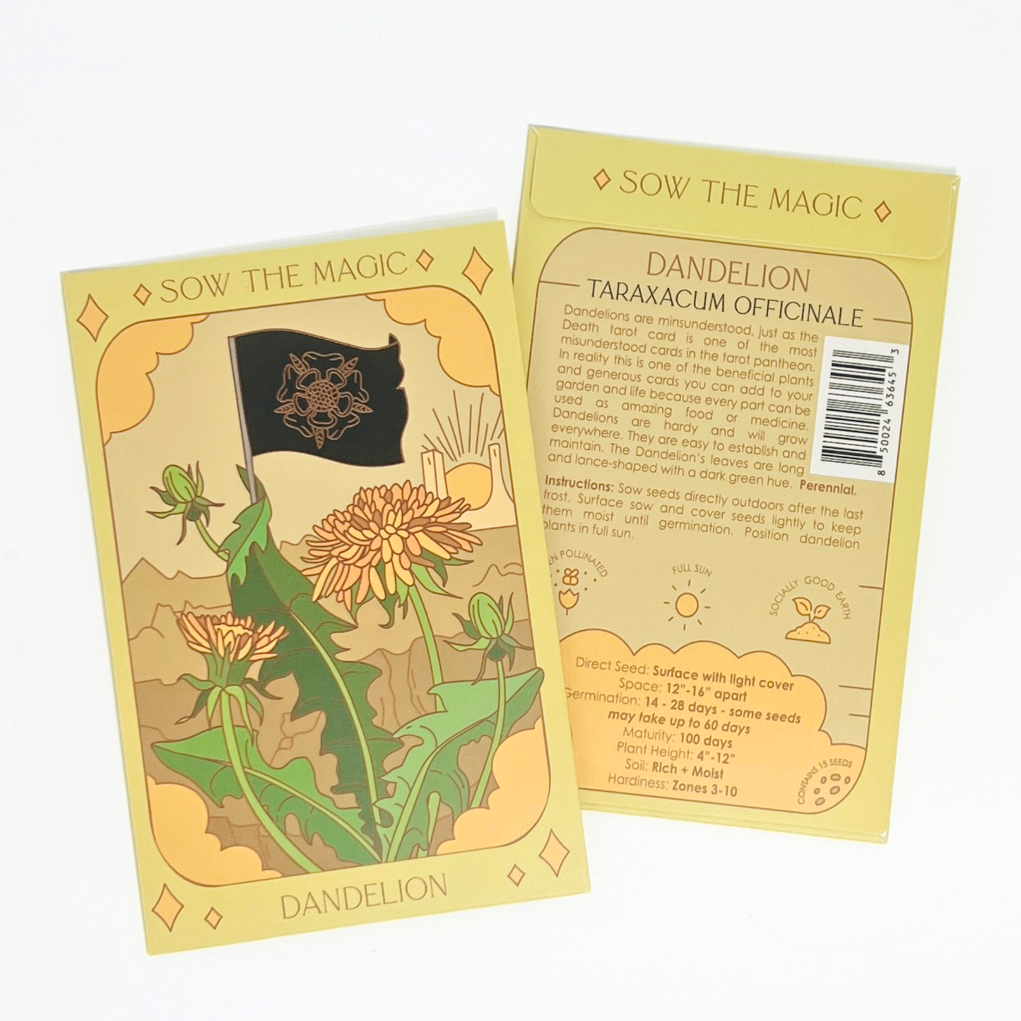 Dandelion Tarot Seed Packet