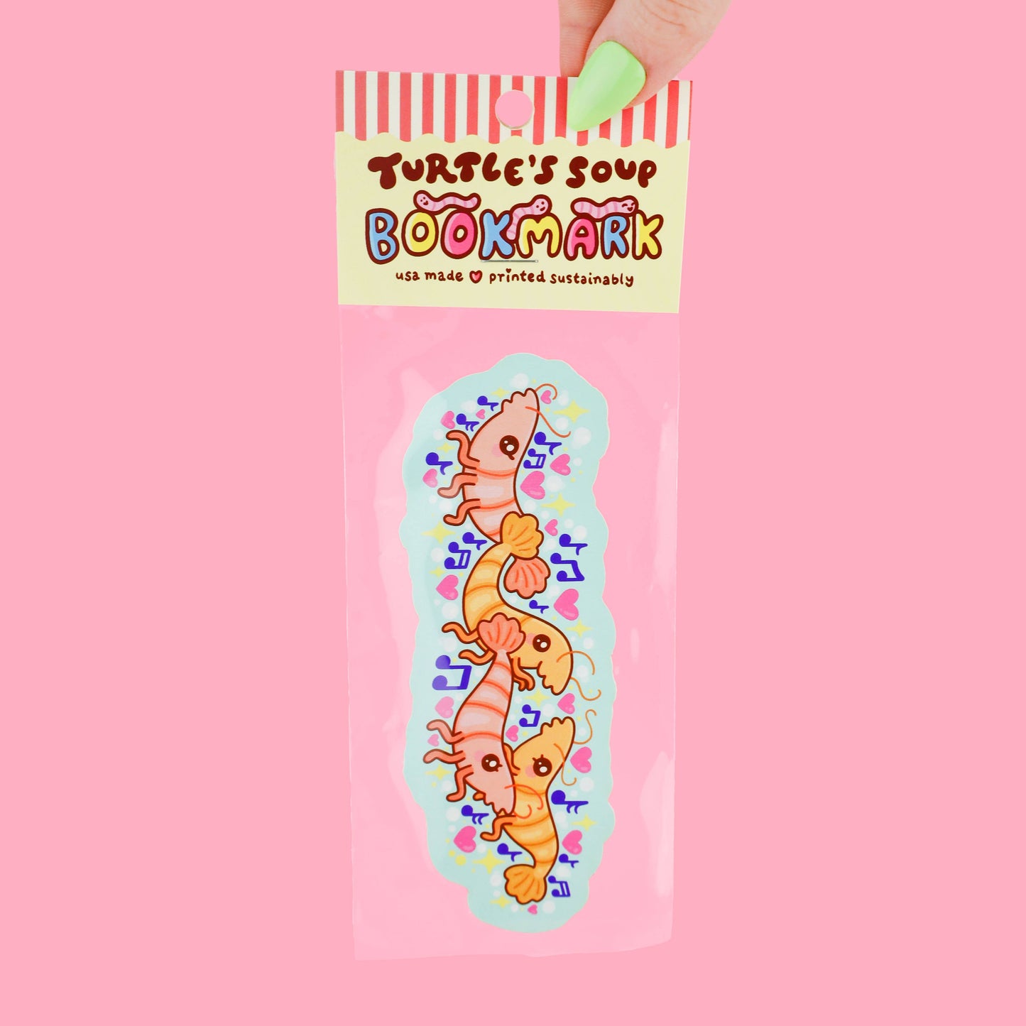 Shrimp Rave Reader Gift Bookmark