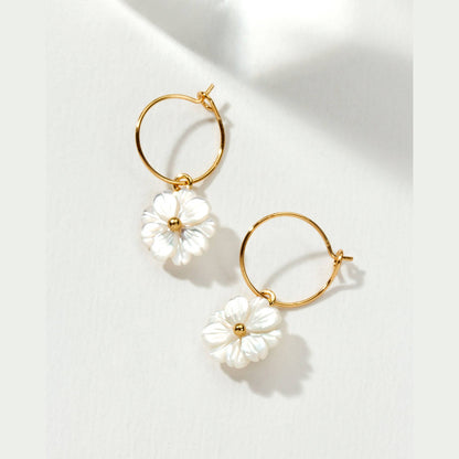 Blooming Hoop Earring - The Feral Market