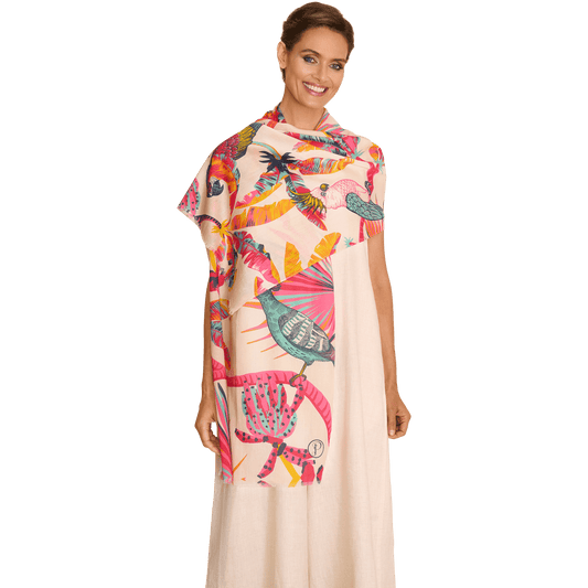 Cotton Scarf - Tropical Paradise