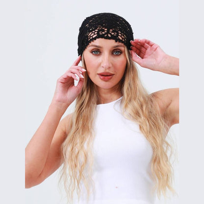 Crochet Bandana Shawl – Soft Cotton Summer Wrap - The Feral Market