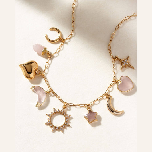 Love and Light Charm Necklace - The Feral Market
