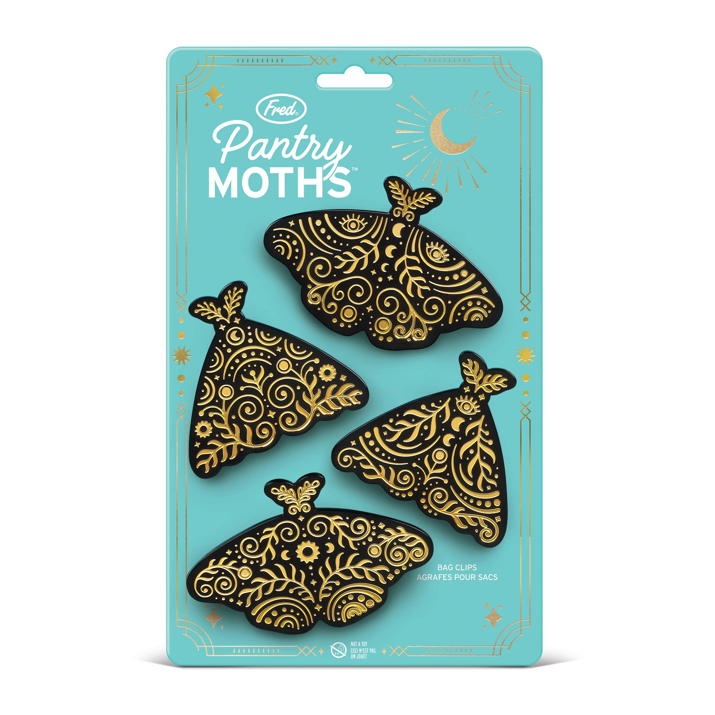 PANTRY MOTHS - Celestial Moth Bag Clips - Thumbnail 5
