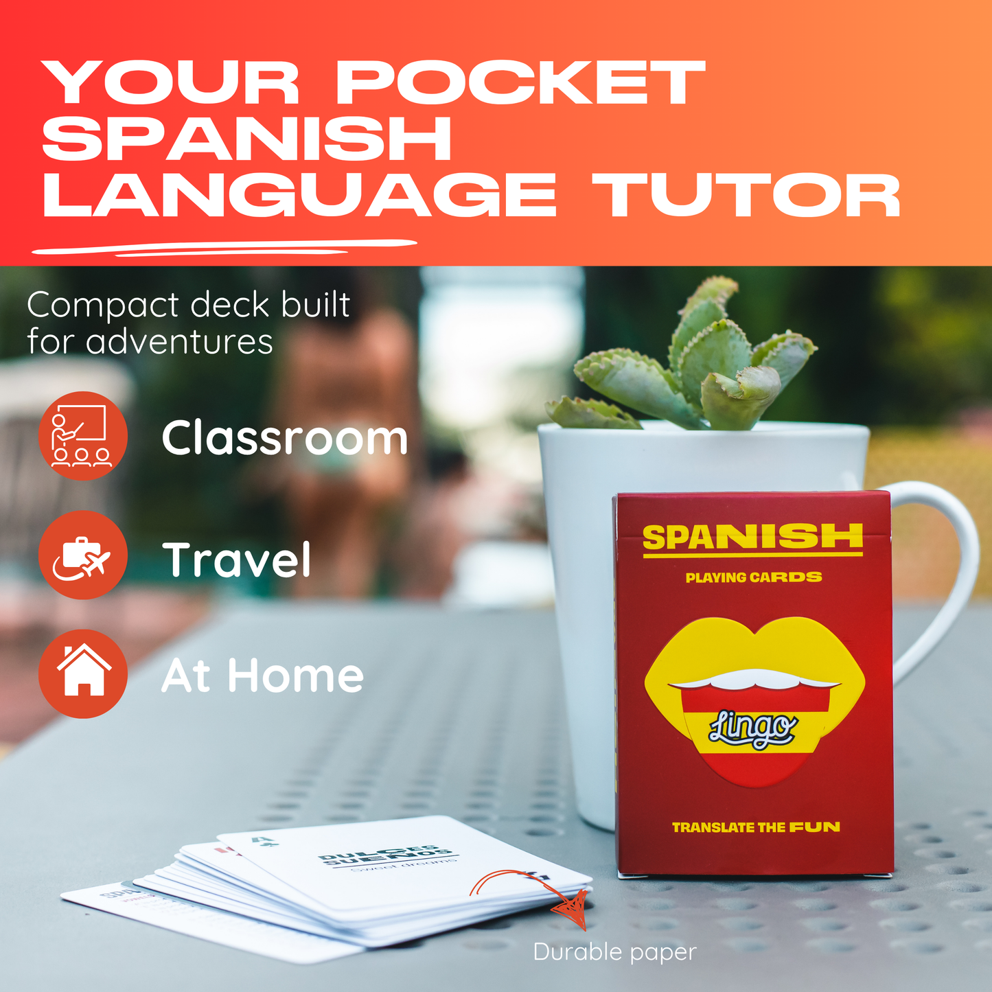 Spanish Travel Playing Cards