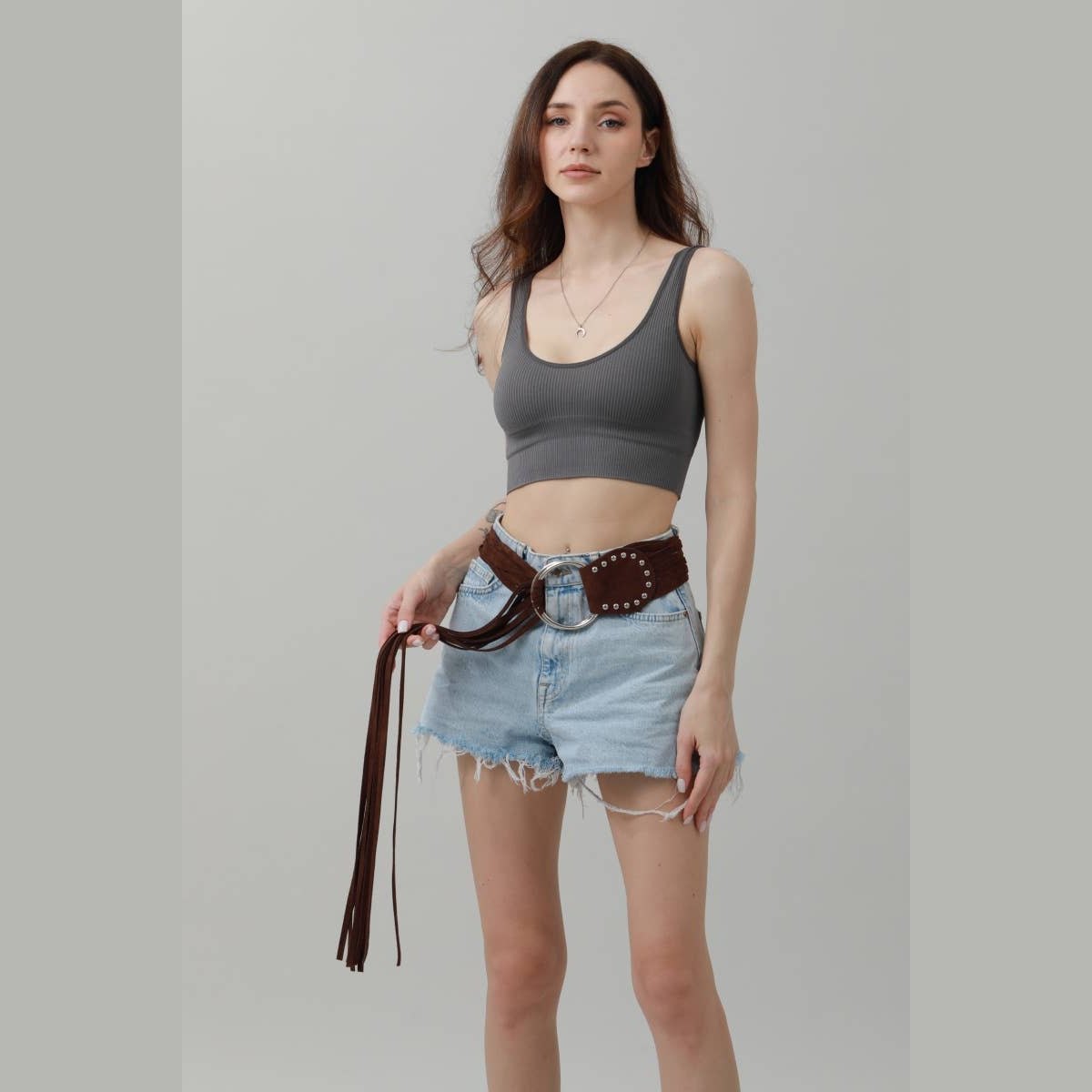 Double Ring Fringe Belt - Bohemian Ethnic Style