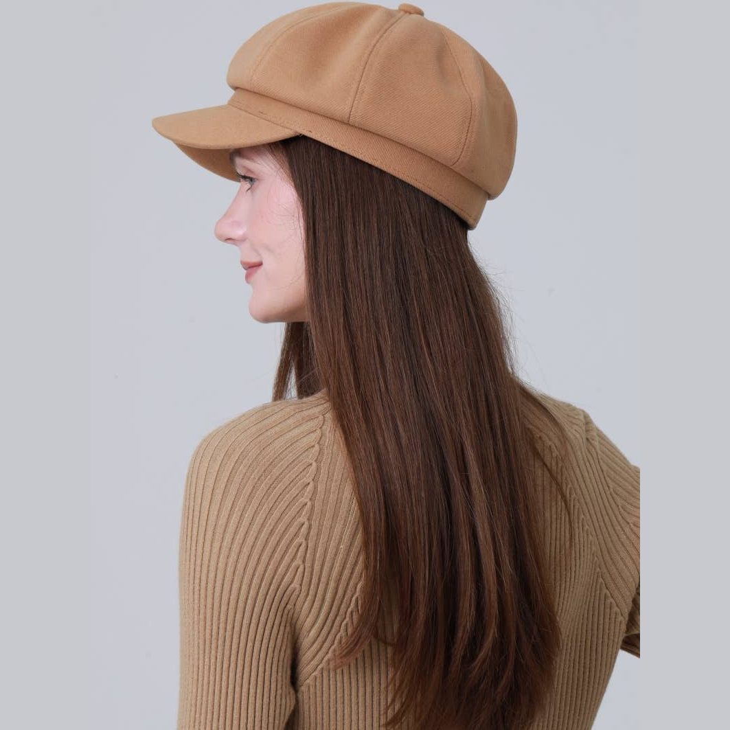British Vintage Octagonal Cap – Military Cadet Style Hat