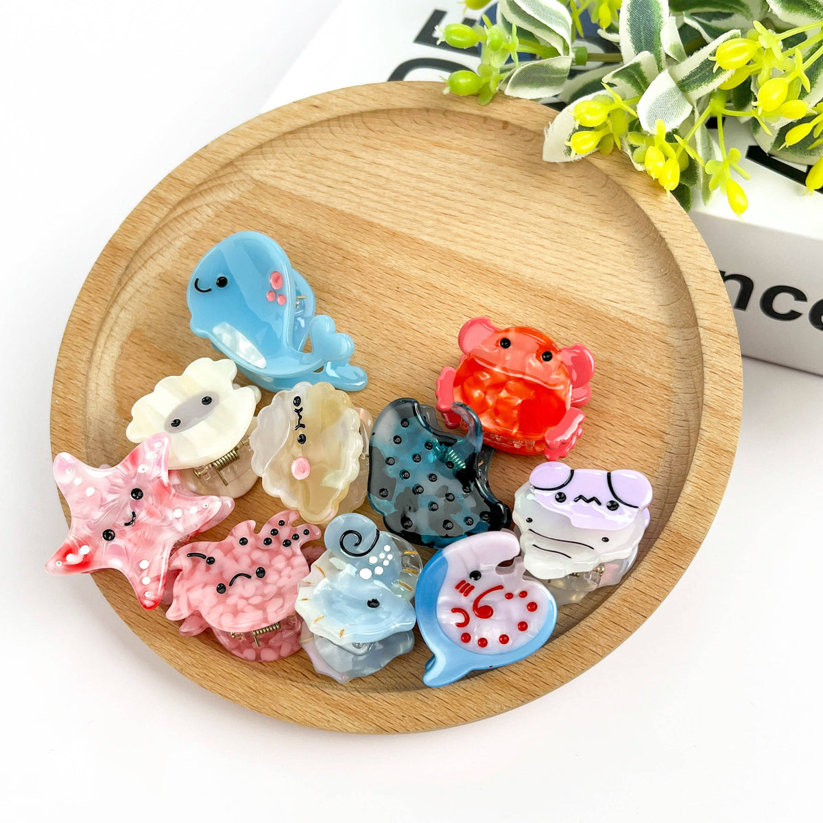 Cute Mini Hair Claw Clip, Marine Animal Hair Clip - The Feral Market