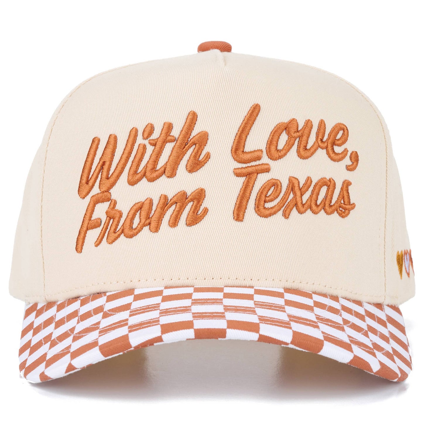 C.C WITH LOVE FROM 'State' Letter on Two Tone Trucker Hat