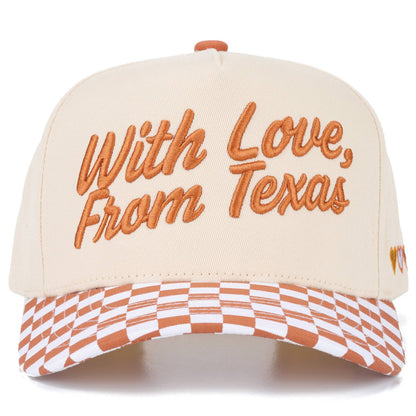 C.C WITH LOVE FROM 'State' Letter on Two Tone Trucker Hat