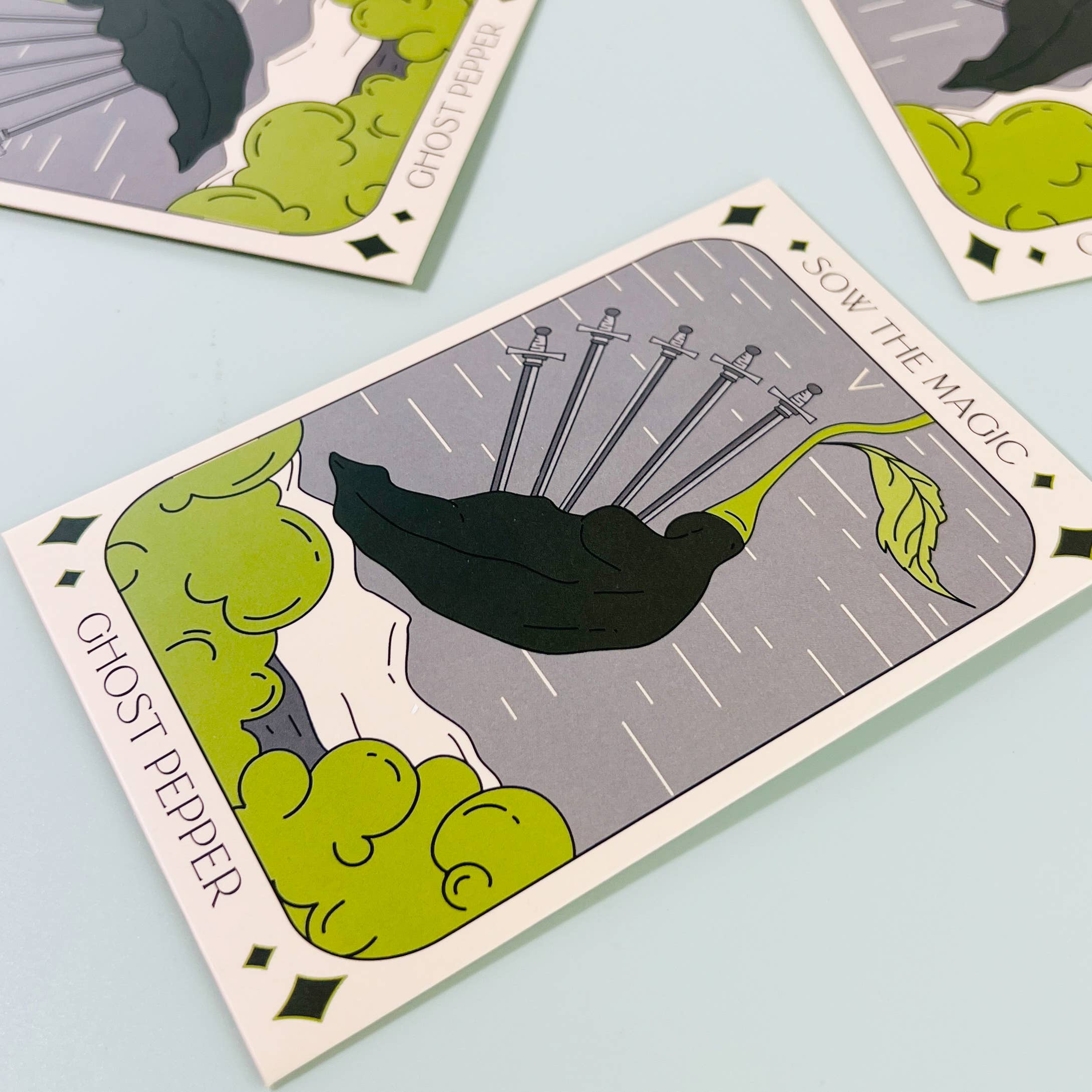 Ghost Pepper Tarot Garden + Gift Seed Packet - Thumbnail 5