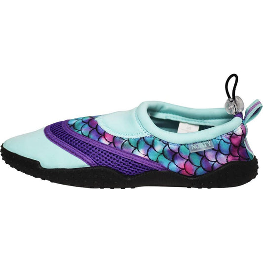 NORTY Girls 11-4 Teal Mermaid Watershoe 38962K Prepack