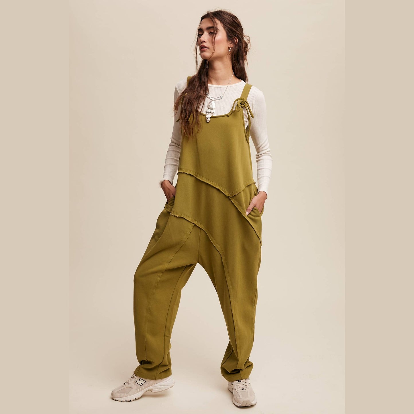 Asymmetrical Layered Jumpsuit