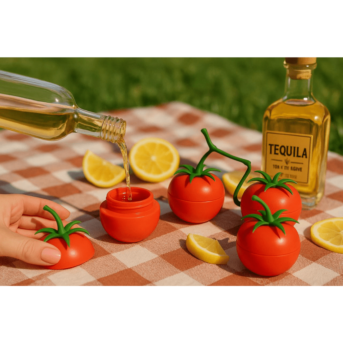 Tomato Vine Ripened Shot Glasses - The Feral Market
